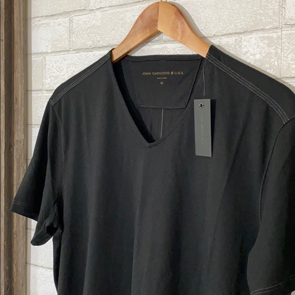 John Varvatos Other - John Varvatos Short Sleeve V Neck T-Shirt Black